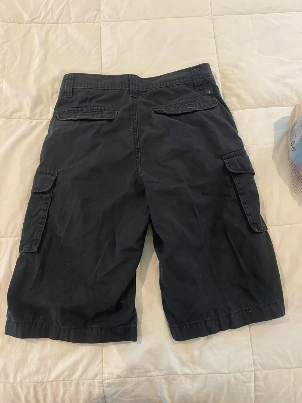 Calvin Klein Jeans Men's Black Cargo Shorts